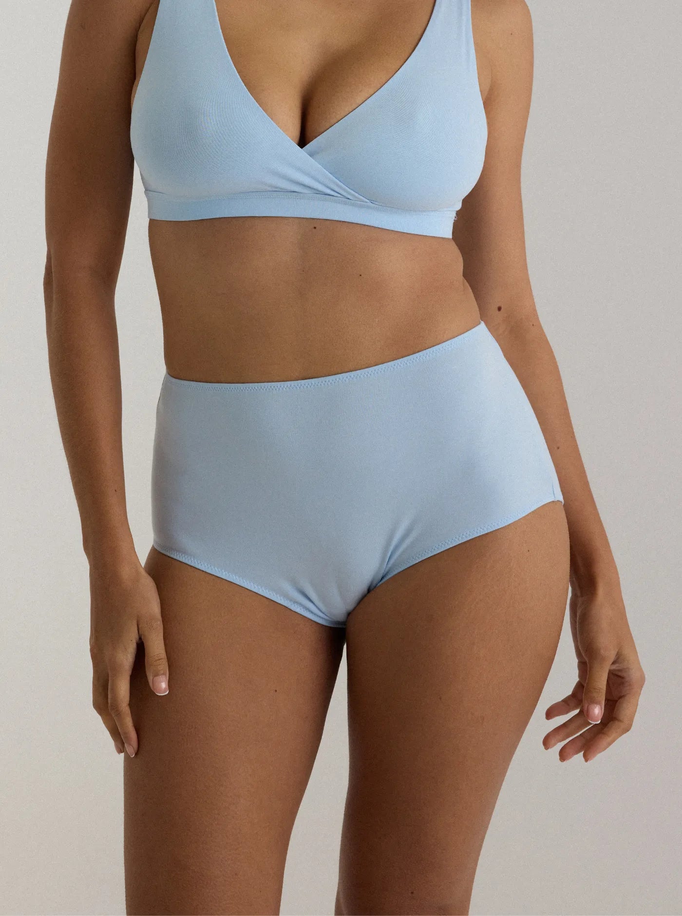 Lena High Waist Undies Sky
