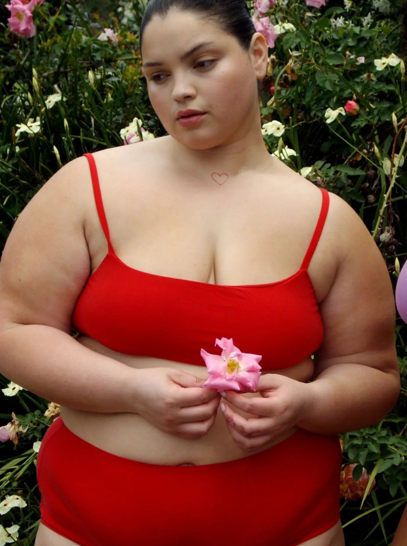 Leo High Cut Bra Chilli