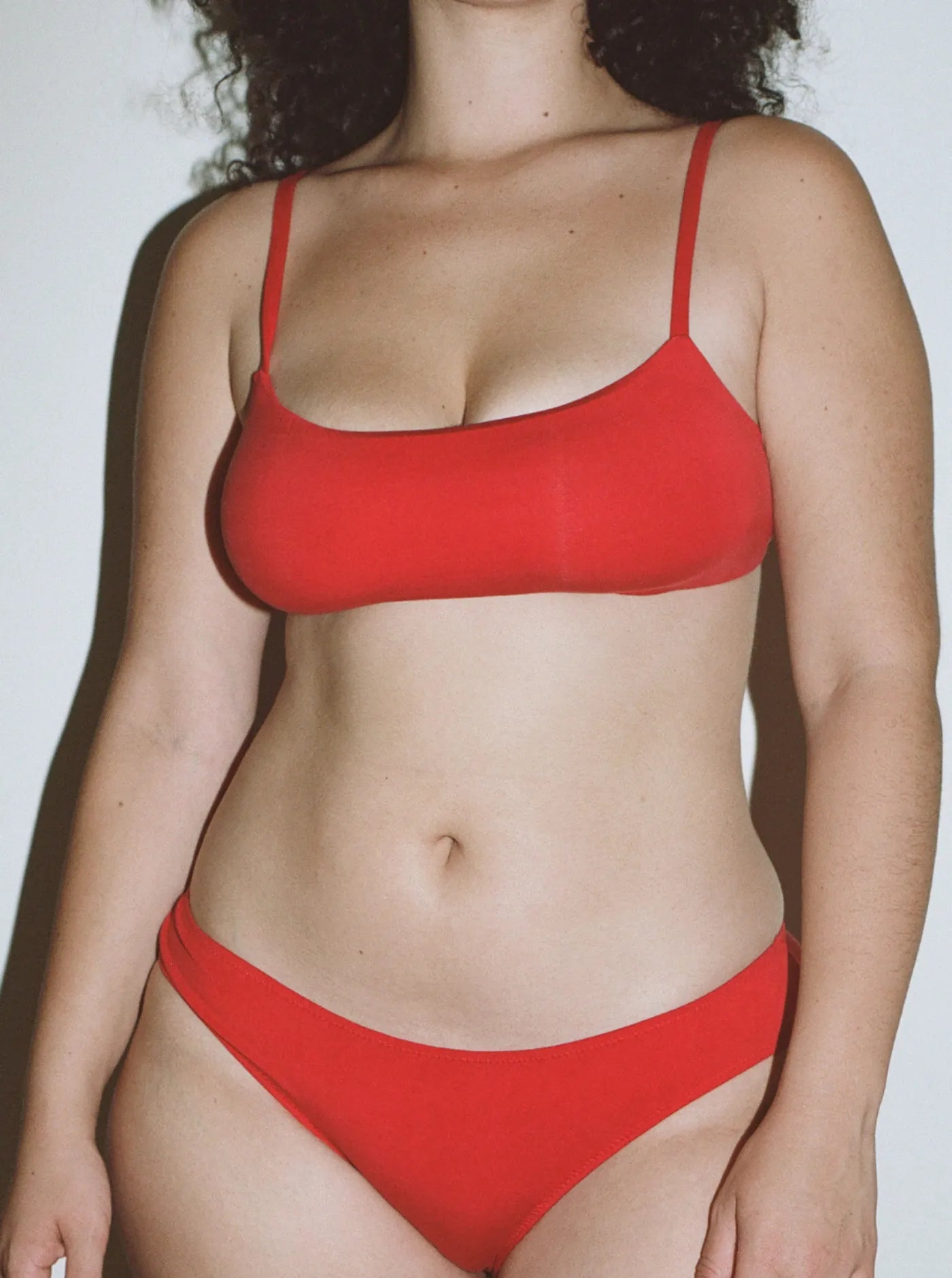 Leo High Cut Bra Chilli