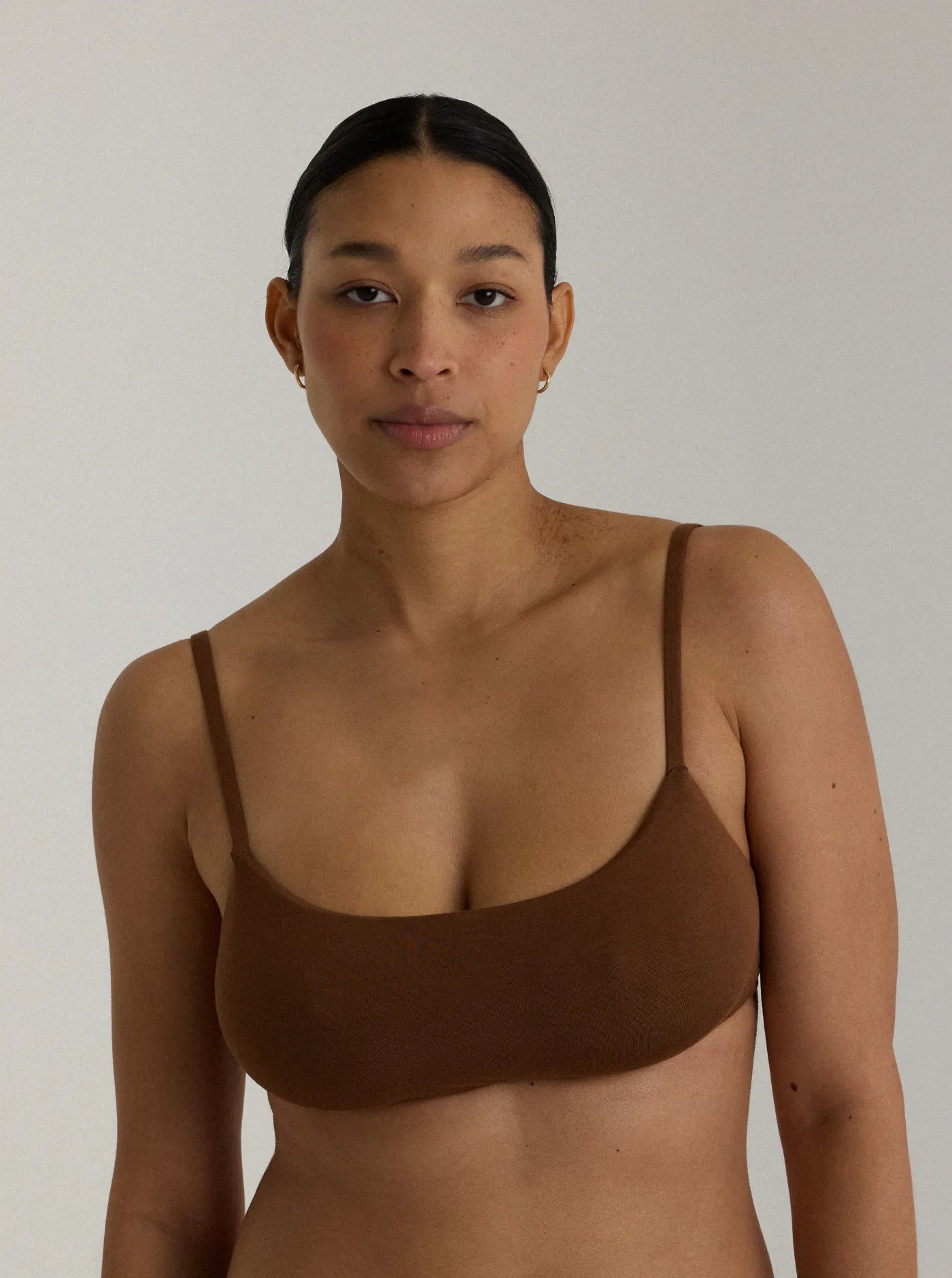 Leo High Cut Bra Earth