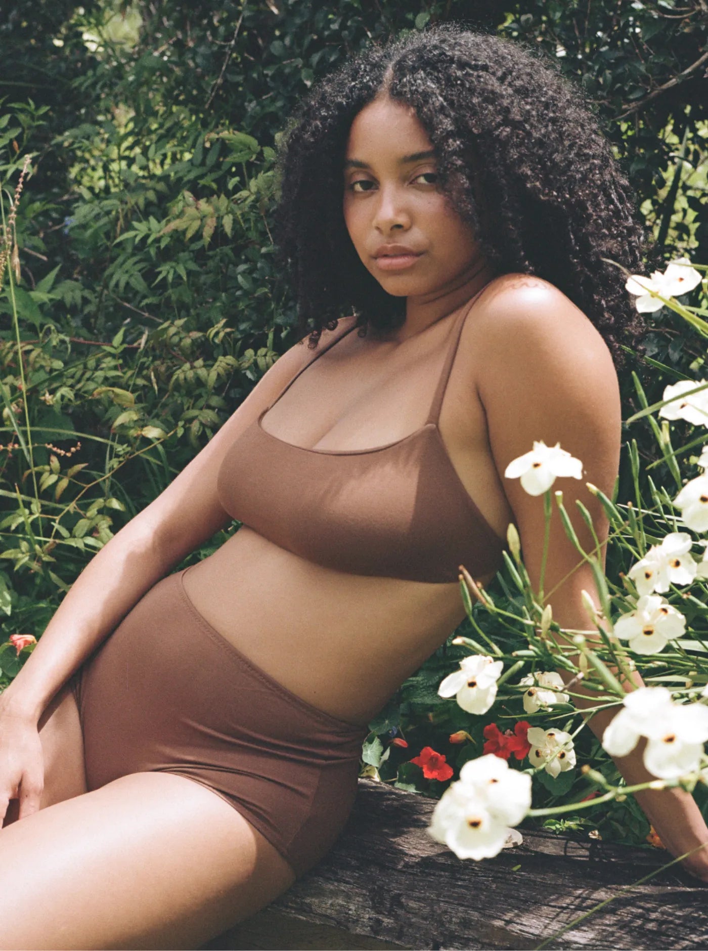 Leo High Cut Bra Earth