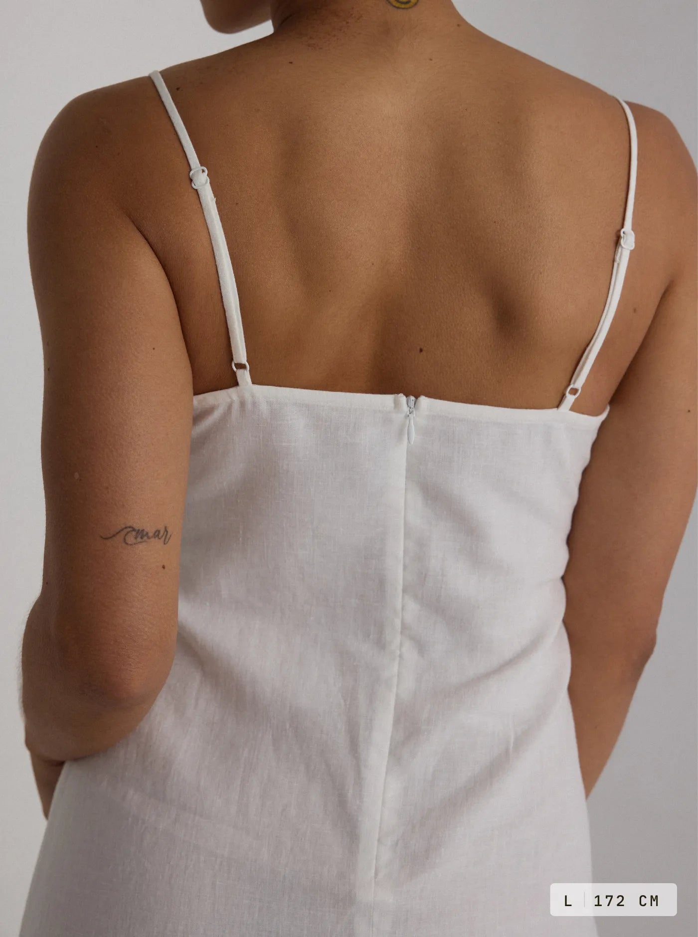 Marama Linen Dress Ivory
