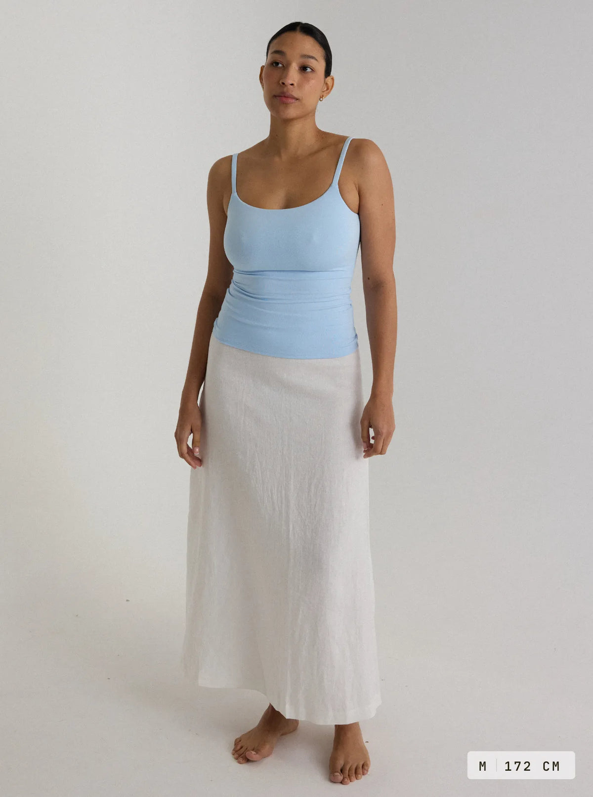 Tui Linen Skirt Ivory