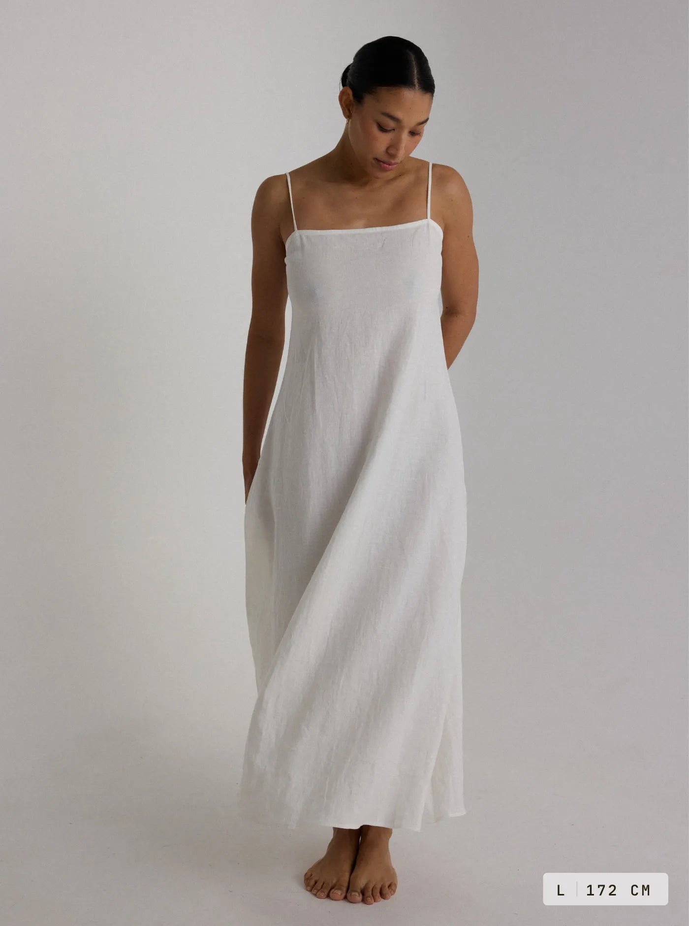 Marama Linen Dress Ivory