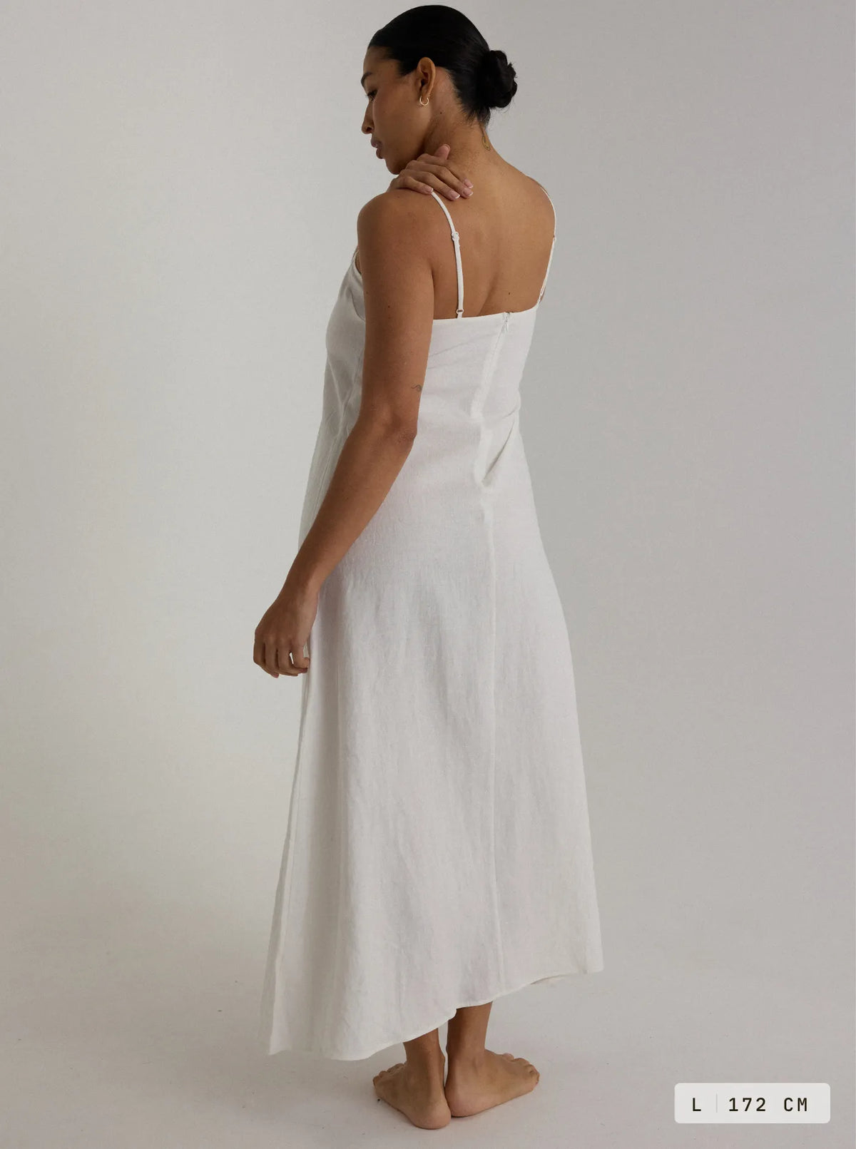 Marama Linen Dress Ivory