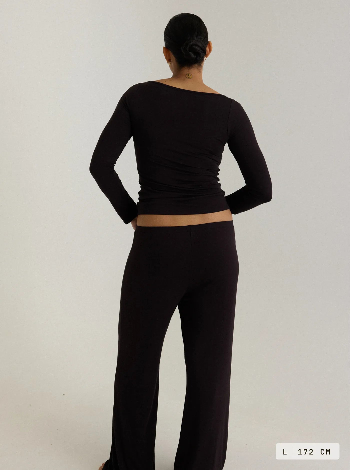 Manu Long Sleeve Top Charcoal