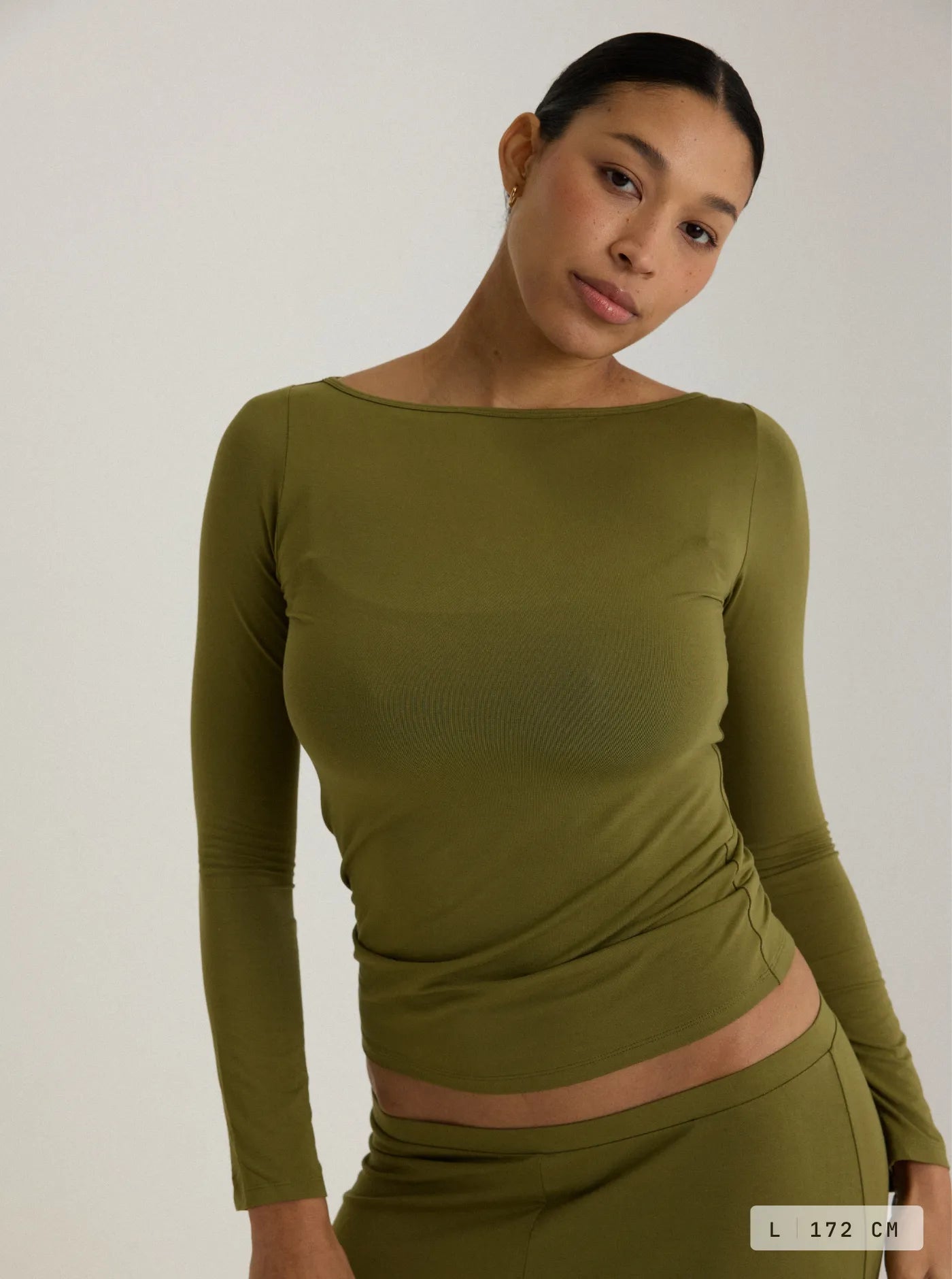 Manu Long Sleeve Top Olive