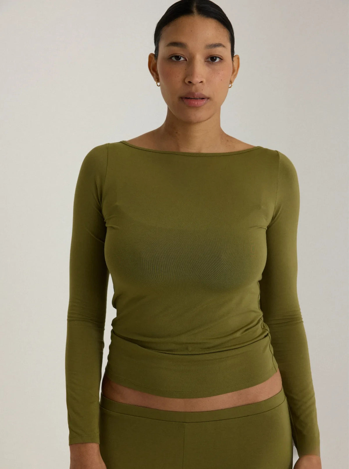Manu Long Sleeve Top Olive