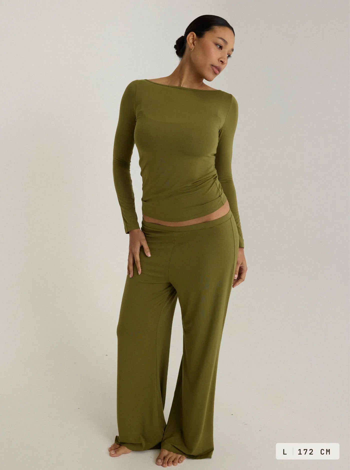 Manu Long Sleeve Top Olive