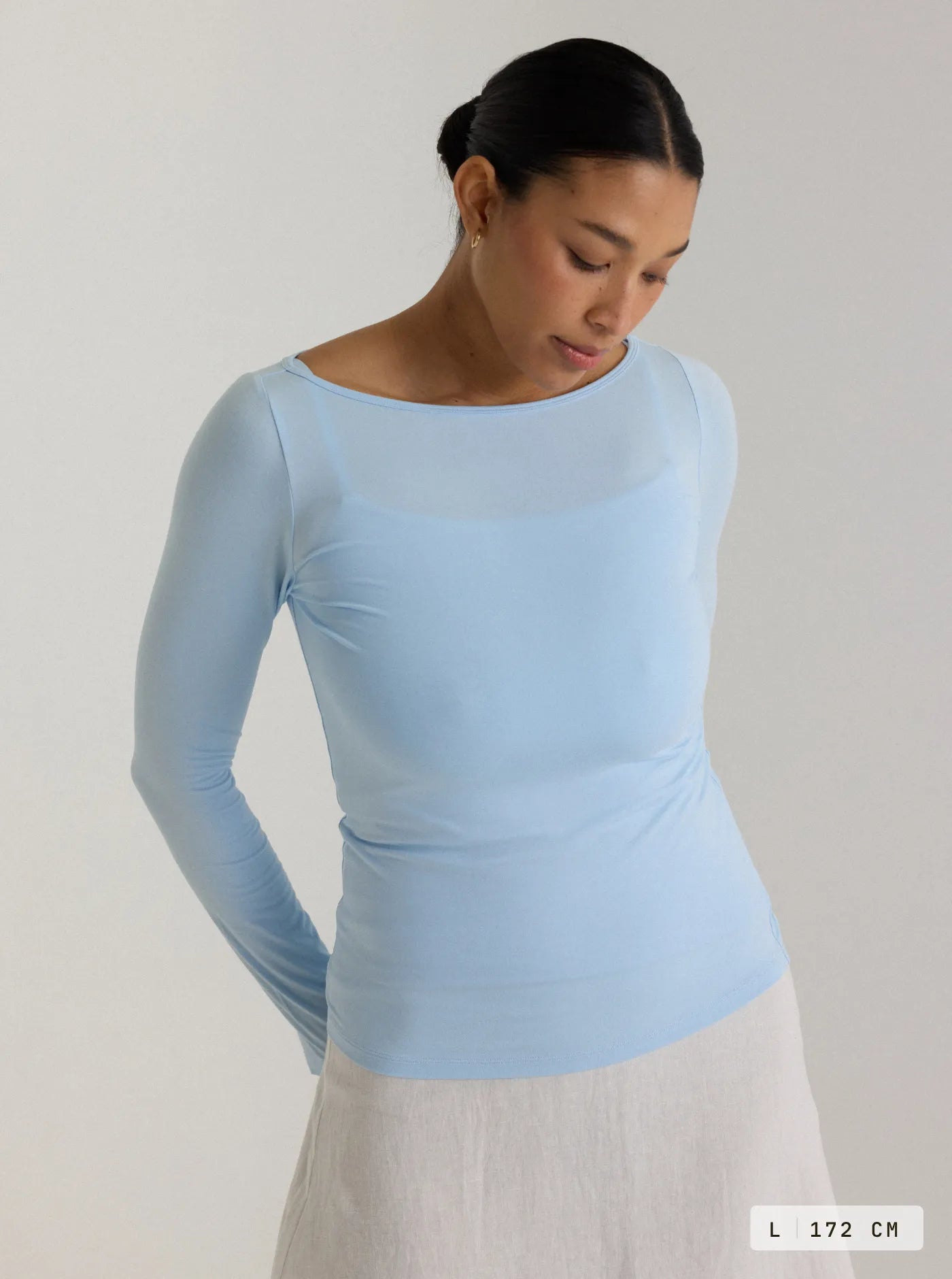 Manu Long Sleeve Top Sky