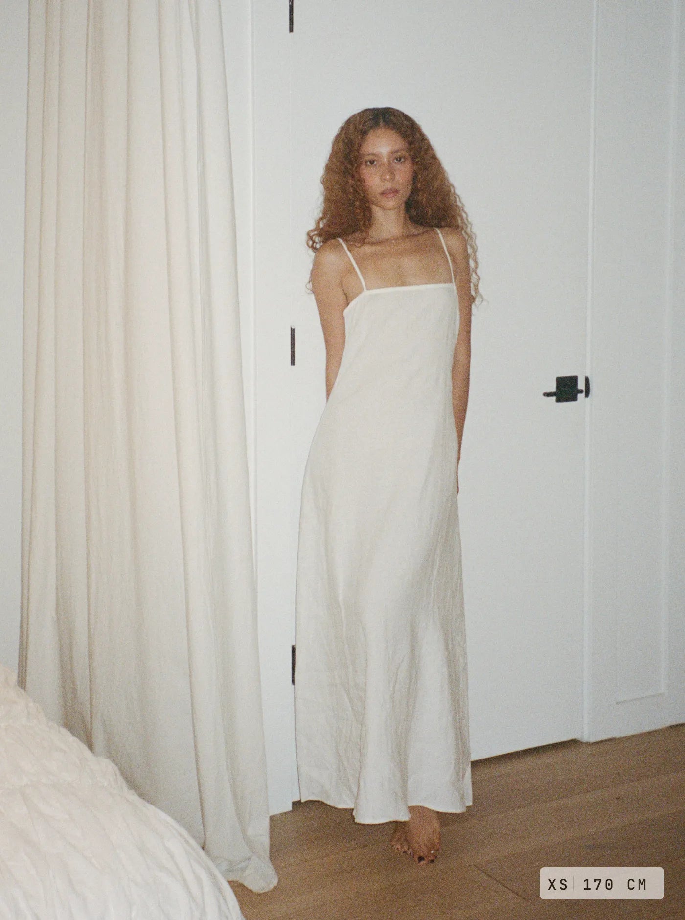 Marama Linen Dress Ivory