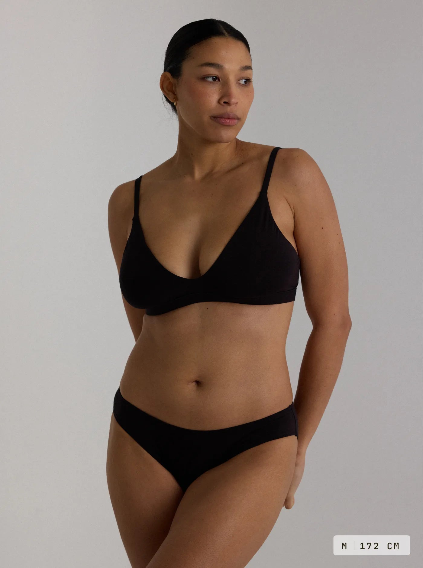 Maya Low Waist Undies Charcoal