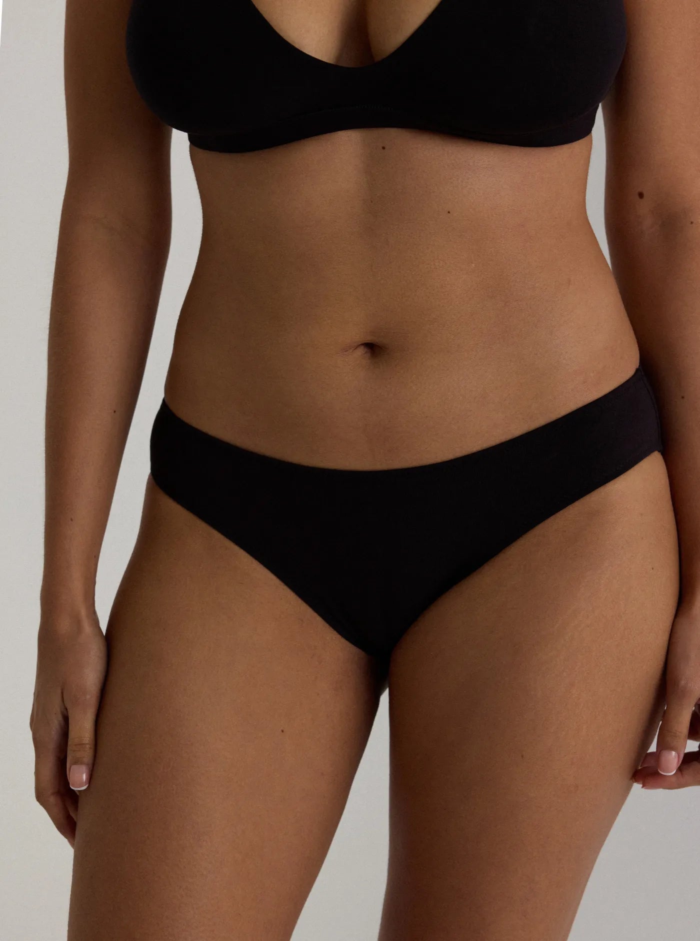 Maya Low Waist Undies Charcoal