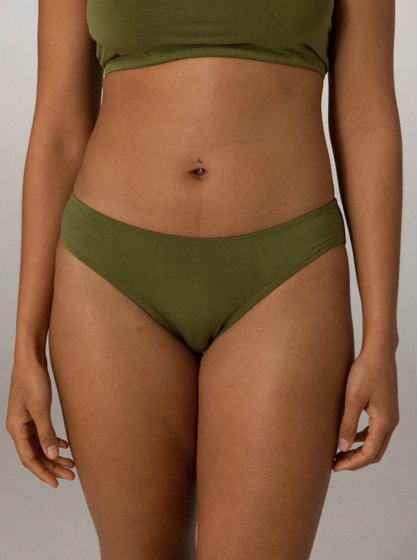Maya Low Waist Undies Olive