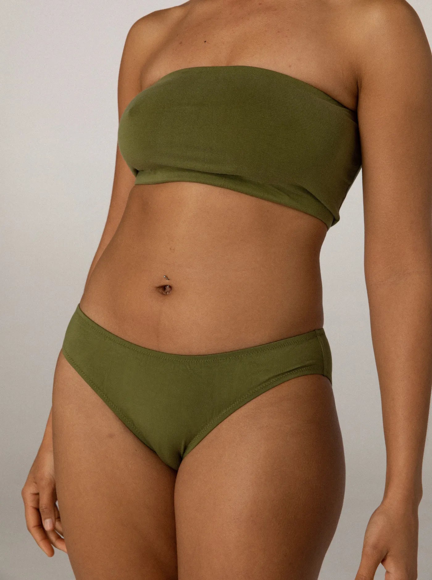Maya Low Waist Undies Olive