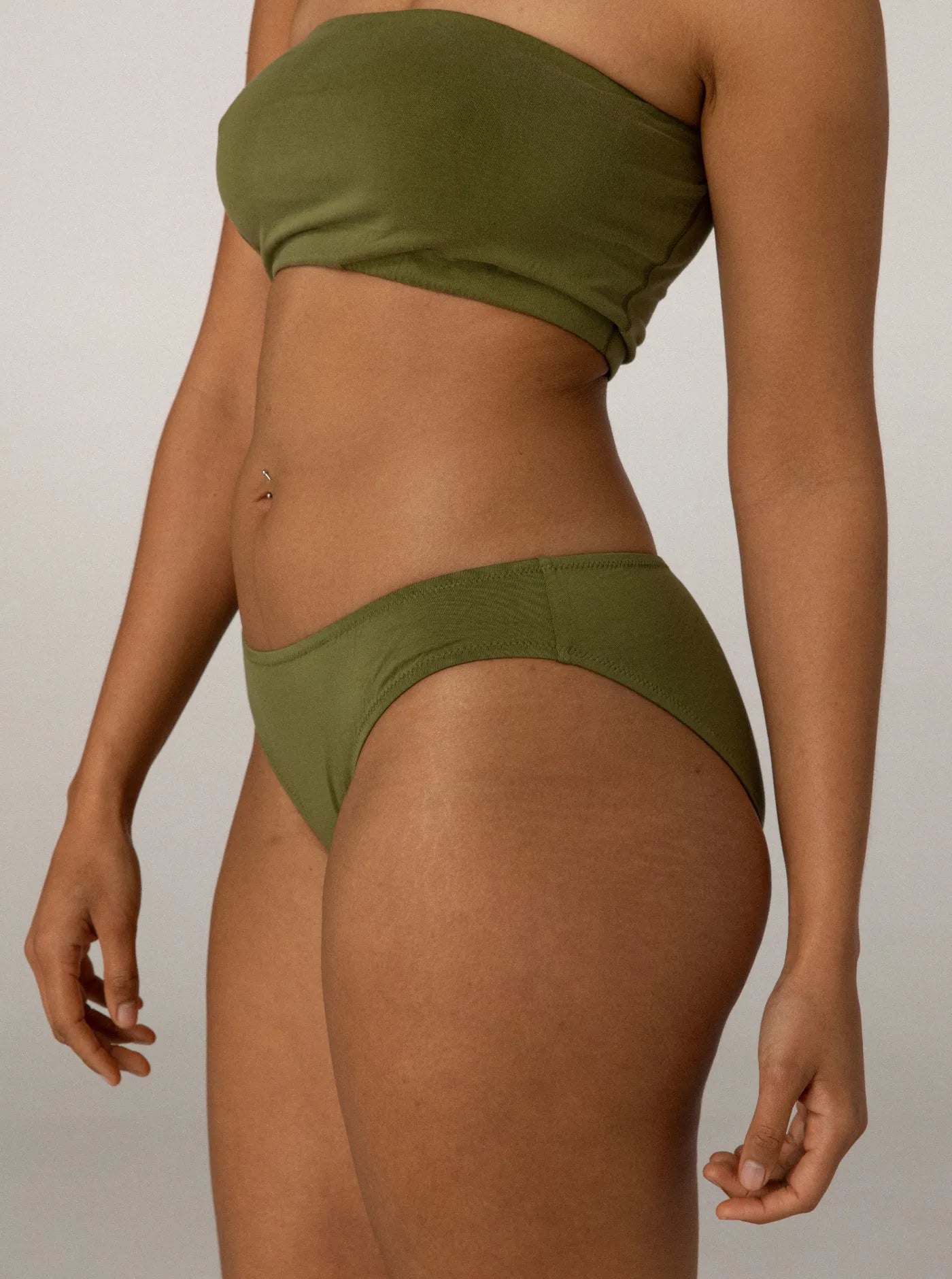 Maya Low Waist Undies Olive