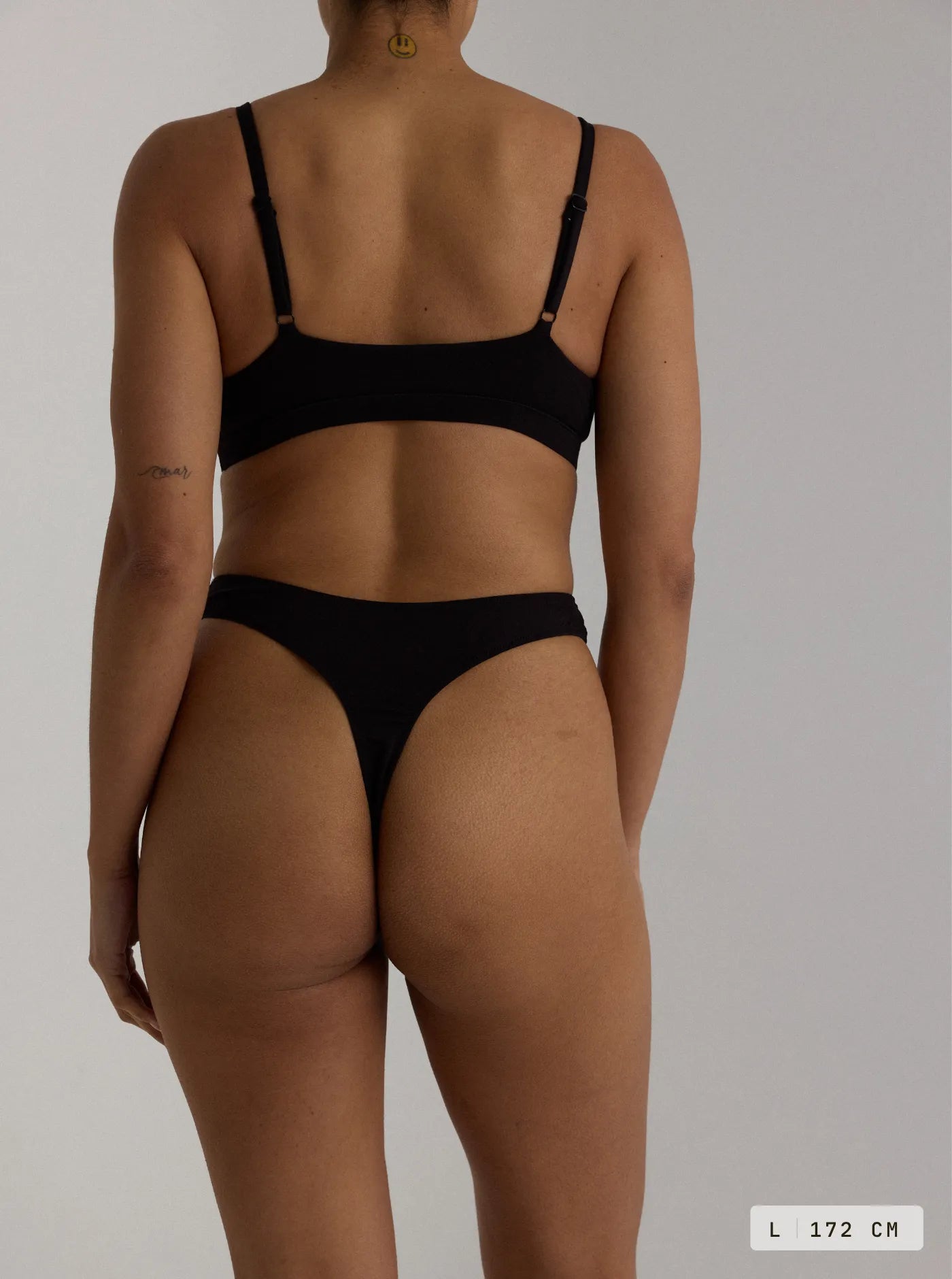 Meadow Adjustable Bra Charcoal