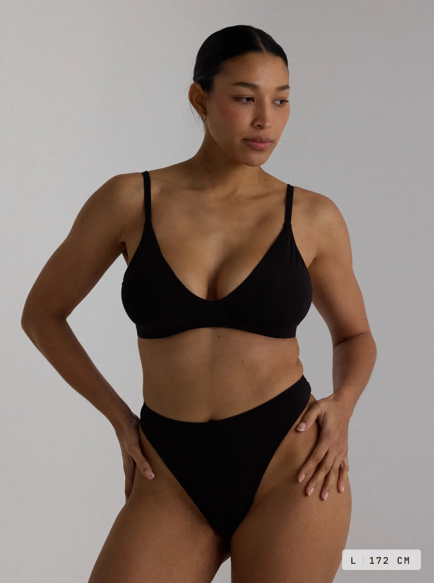 Meadow Adjustable Bra Charcoal