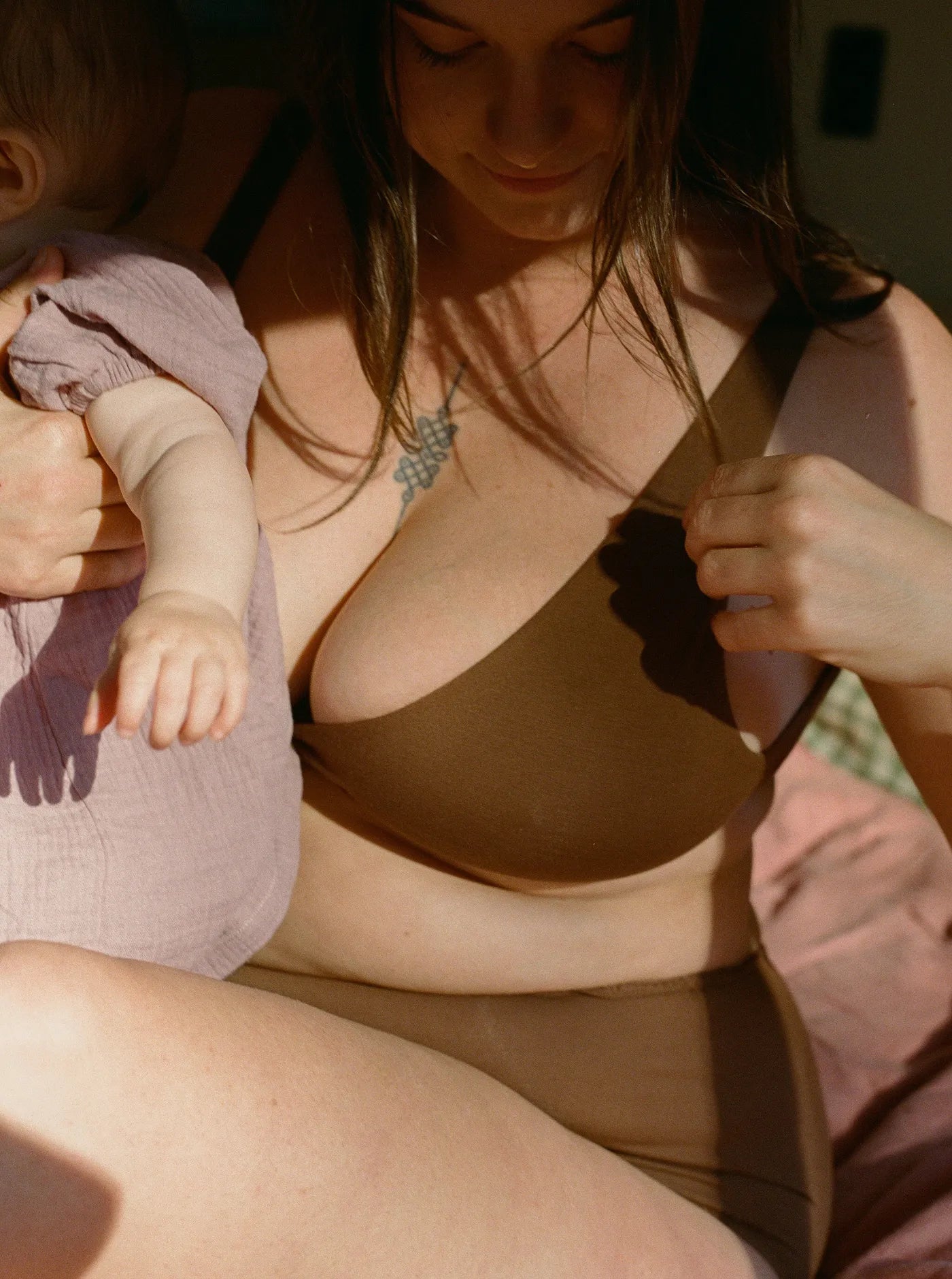 Cleo Crossover Bra Earth