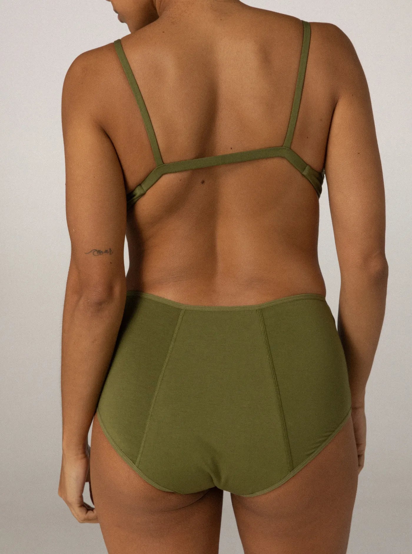 Period & Leakproof Full Brief Olive