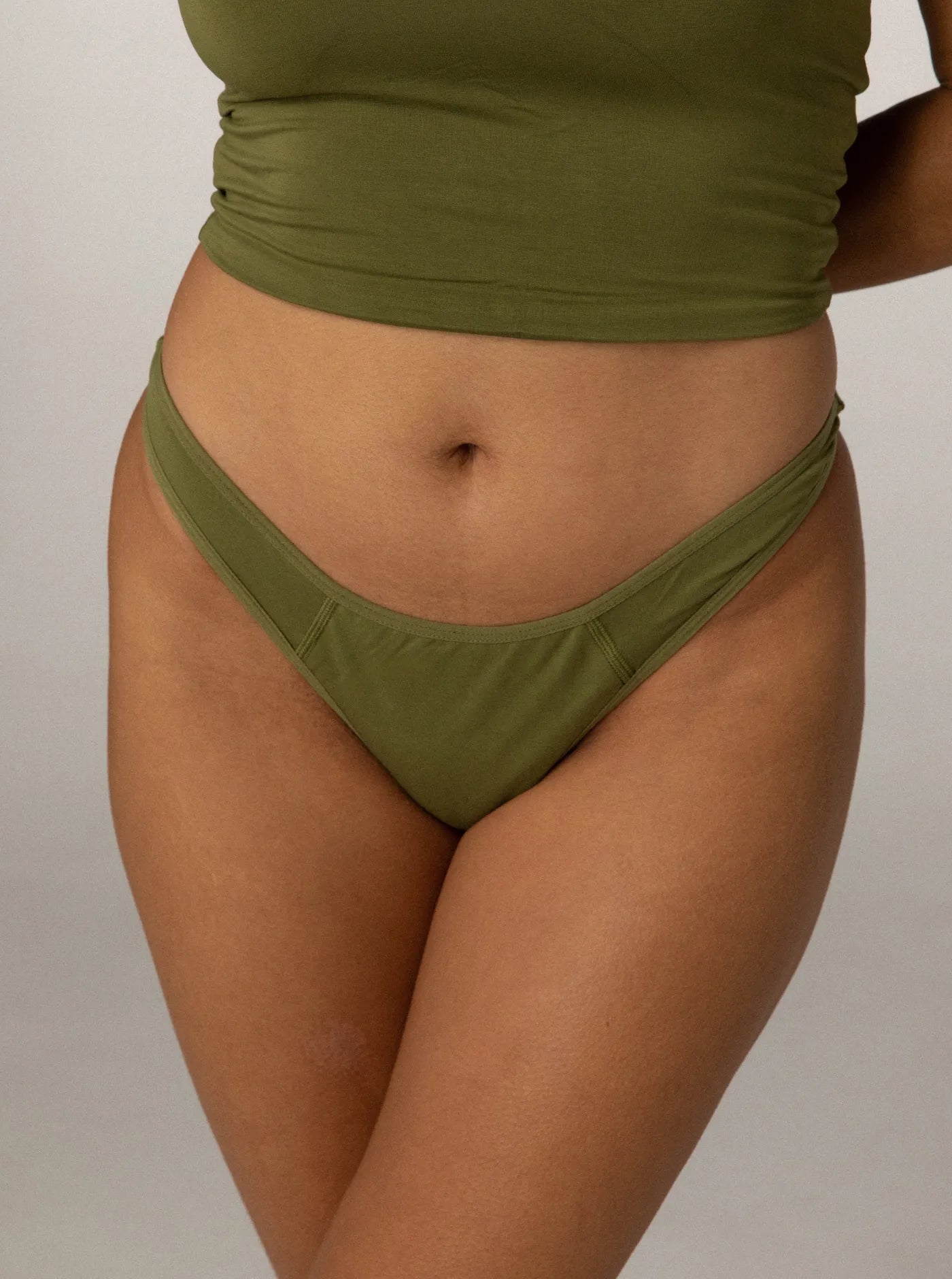 Period & Leakproof G-string Olive
