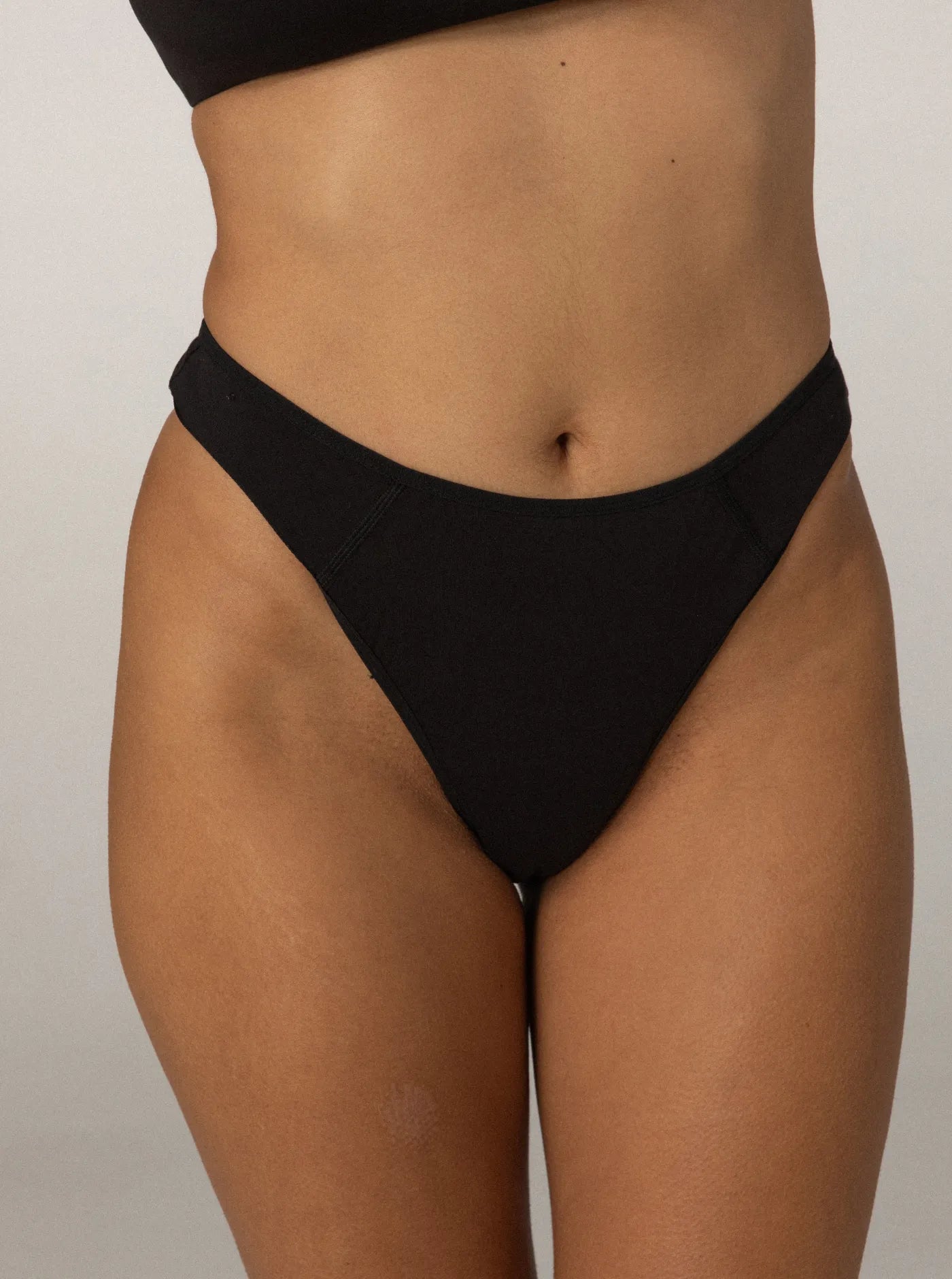Period & Leakproof High Waist G-String Charcoal
