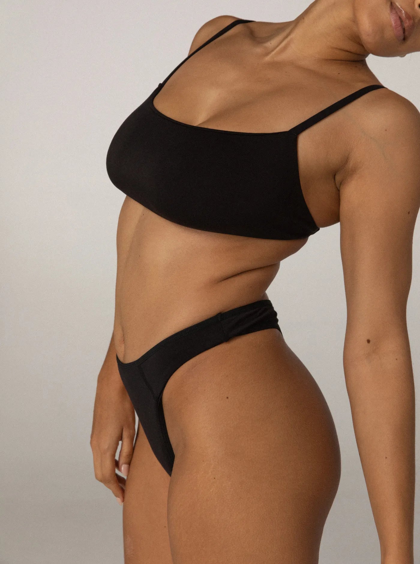 Period & Leakproof High Waist G-String Charcoal