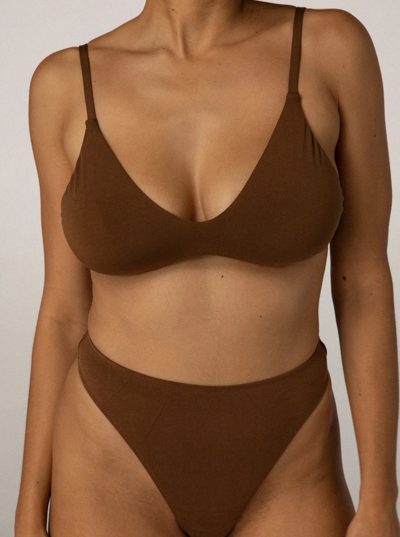 Stella Low Cut Bra Earth