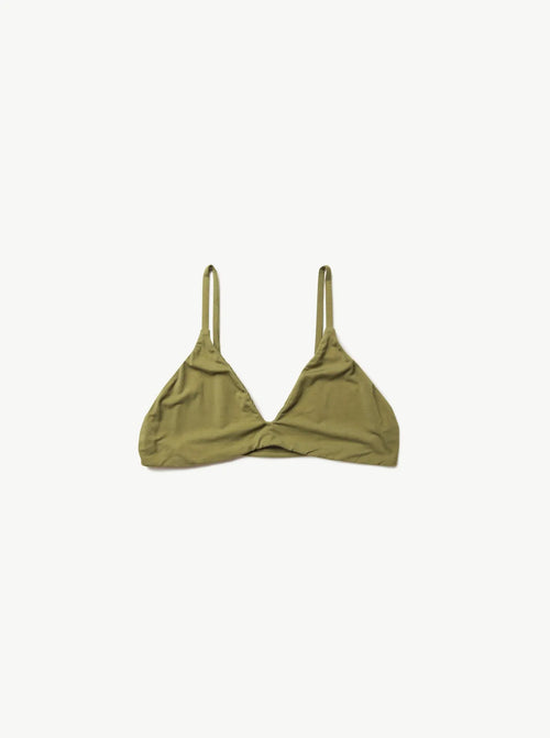Stella Low Cut Bra Olive