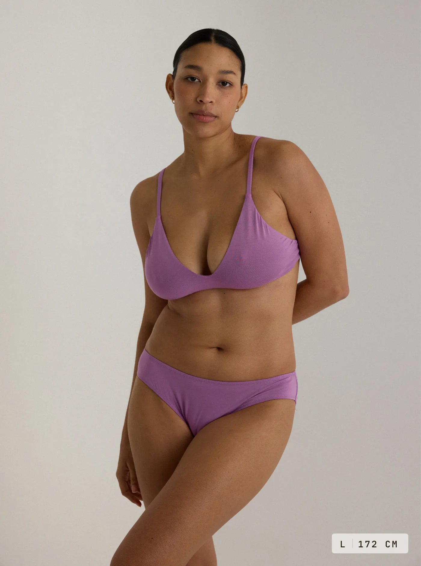 Stella Low Cut Bra Plum