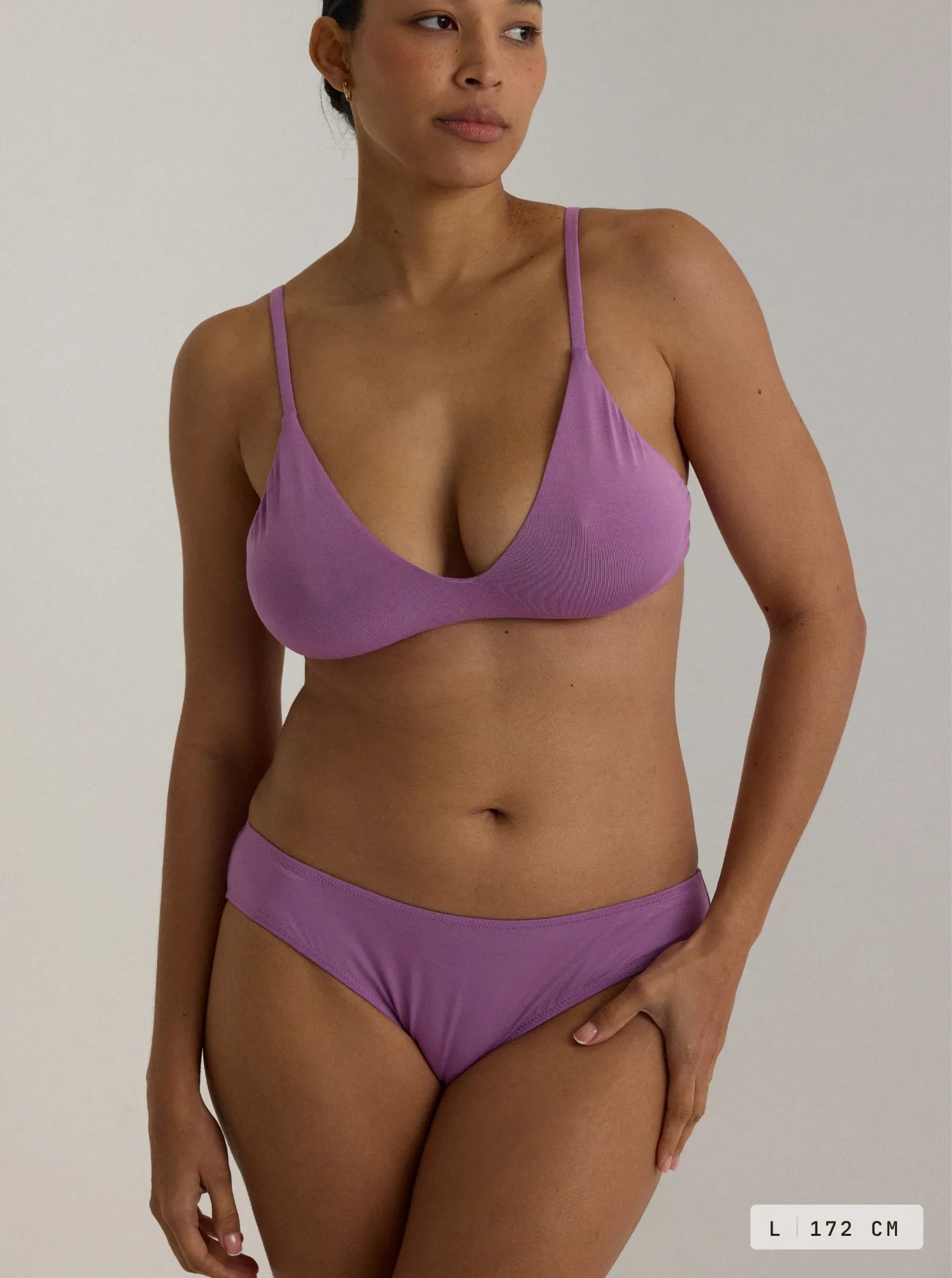 Stella Low Cut Bra Plum