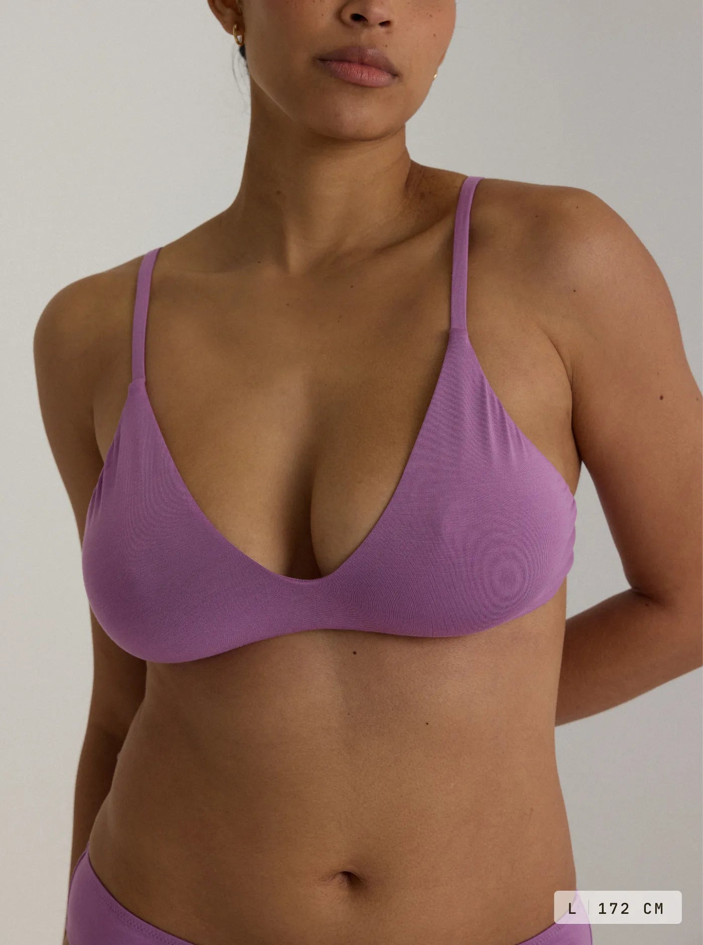 Stella Low Cut Bra Plum