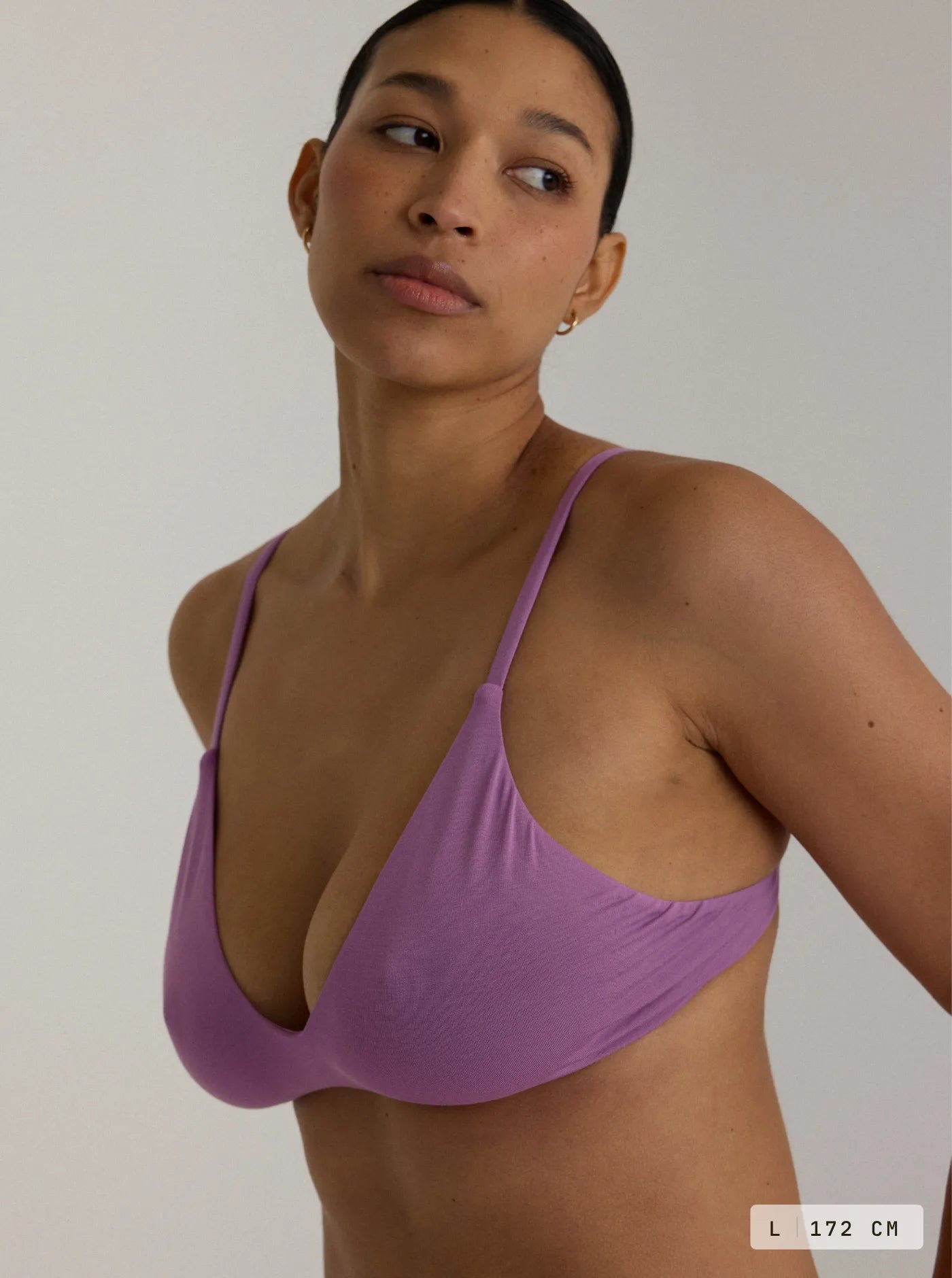 Stella Low Cut Bra Plum