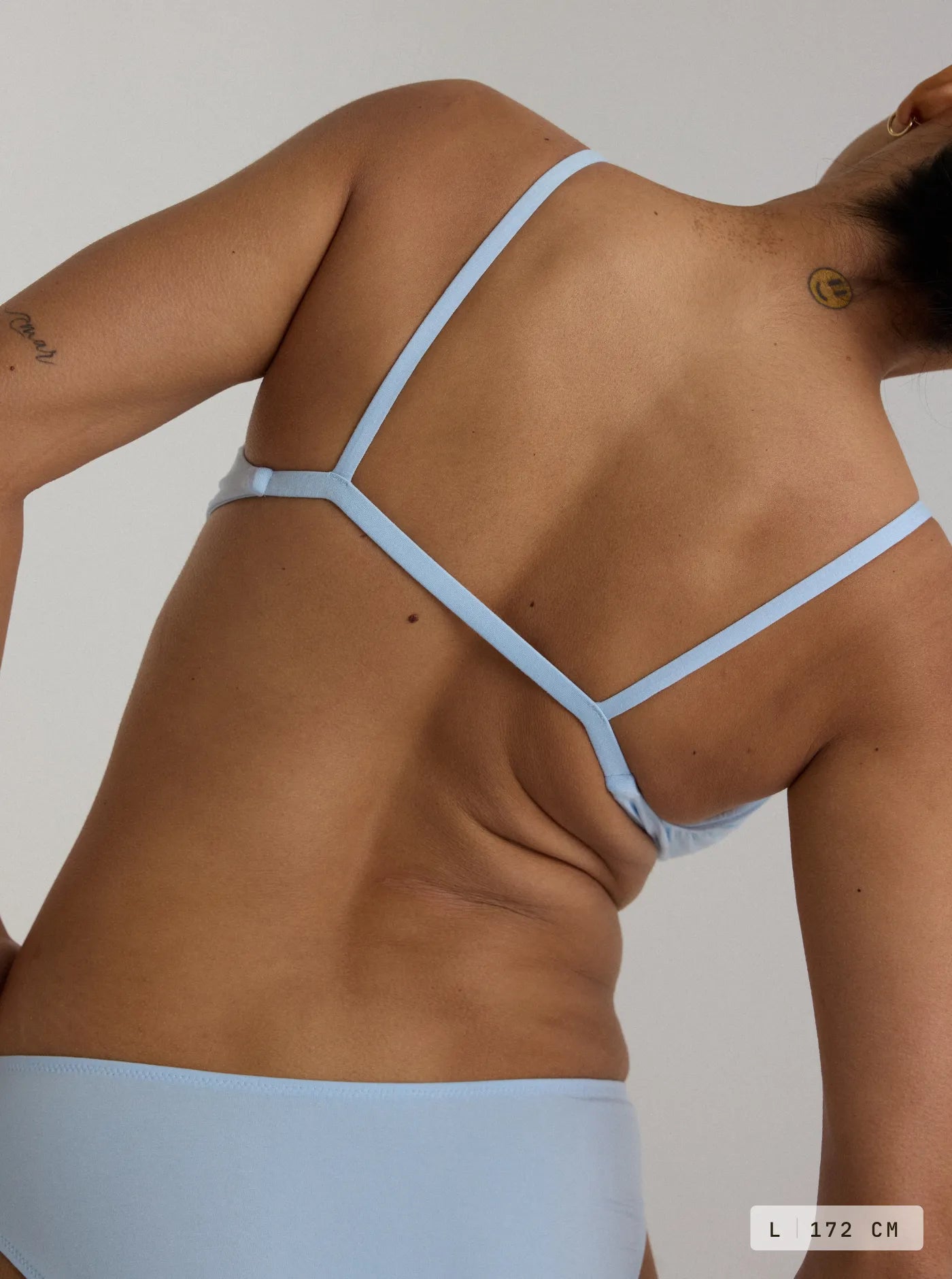 Stella Low Cut Bra Sky