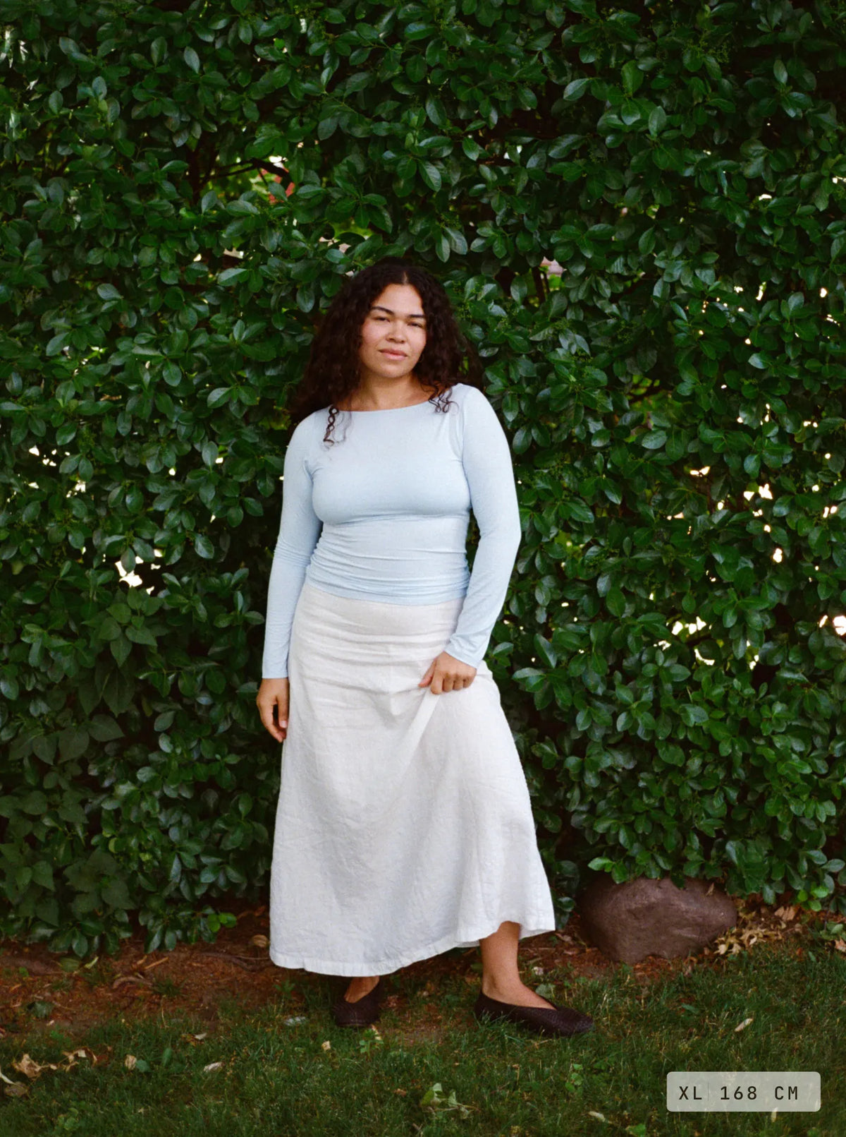Tui Linen Skirt Ivory