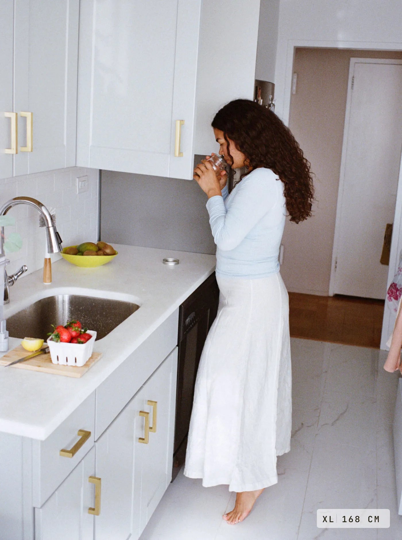 Tui Linen Skirt Ivory