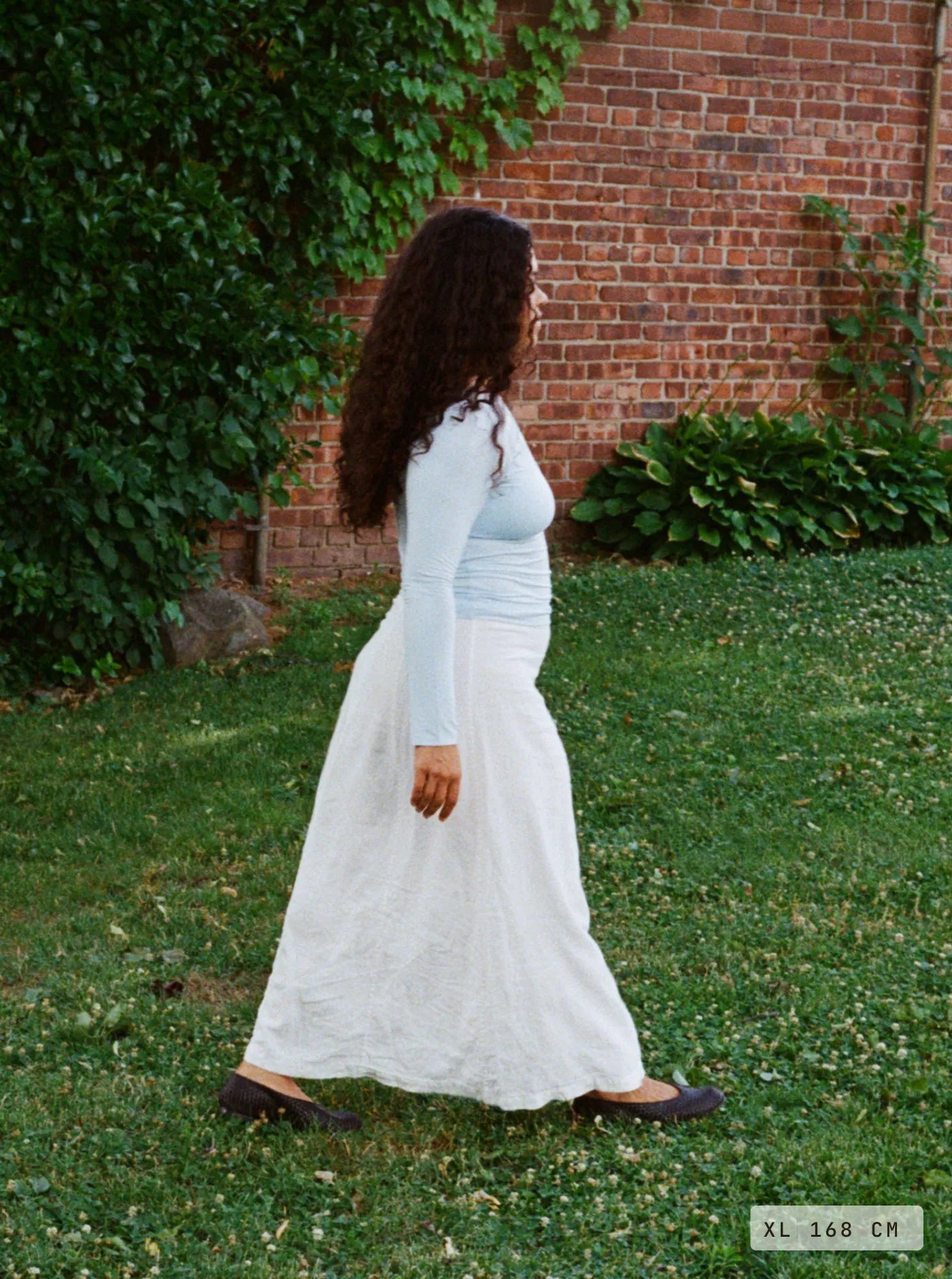 Tui Linen Skirt Ivory