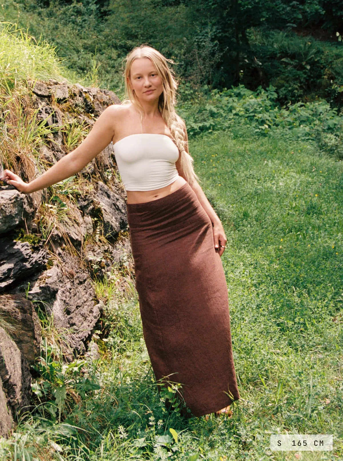Tui Linen Skirt Cedar